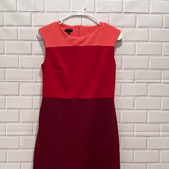 TALBOTS women sleeveless color-block dress/size 2 - Picture 3 of 6